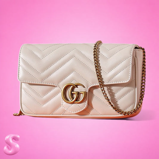 Gucci Mini GG Marmont White