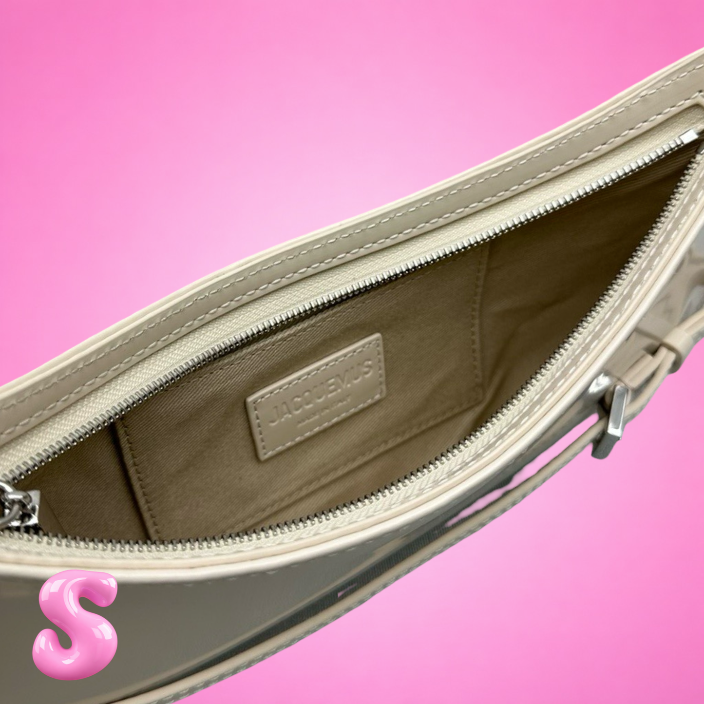 Jacquemus Le Bisou Ceinture Leather Shoulder Bag