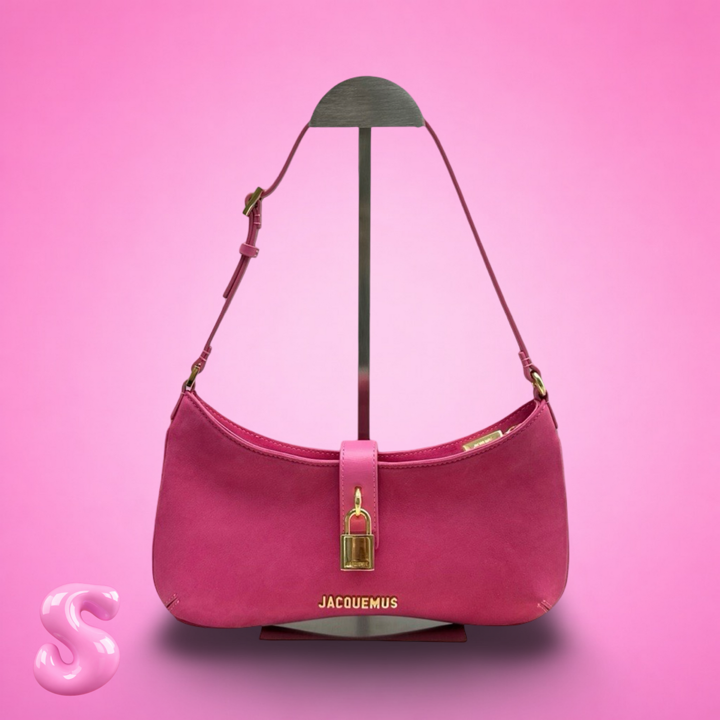 Jacquemus Le Bisou Cadenas Shoulder Bag