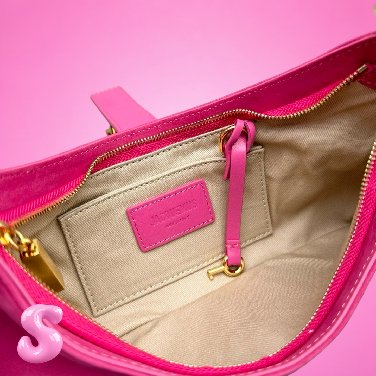 Jacquemus Le Bisou Cadenas Shoulder Bag