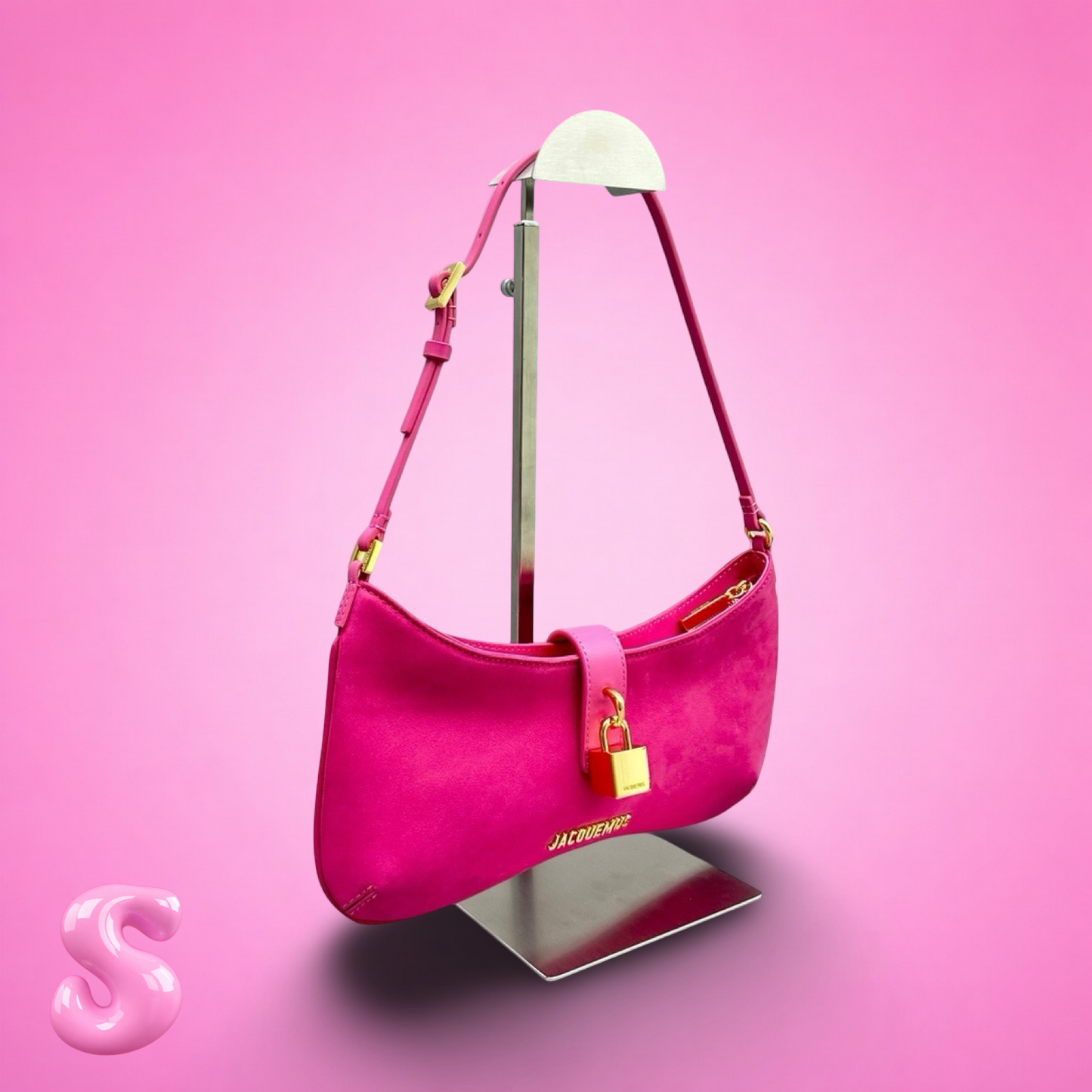 Jacquemus Le Bisou Cadenas Shoulder Bag