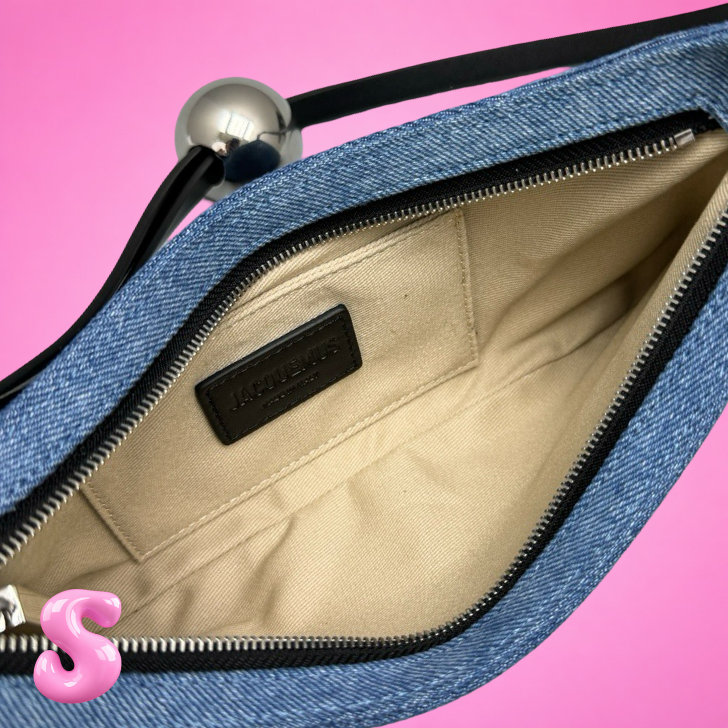 Jacquemus Le Bisou Perle Shoulder Bag